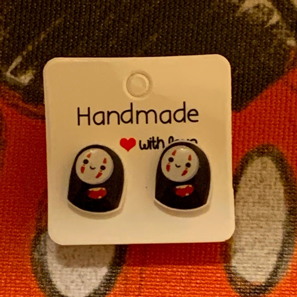 Spirited away chibi sushi acrylic earrings